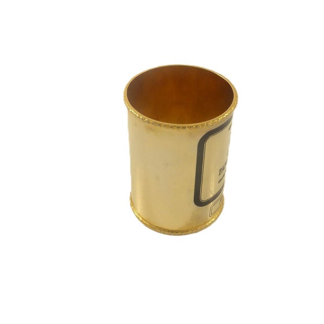 Vintage French Silver-Plate Wine Sleeve, Commemorating 2005 Château Pape Clément Bordeaux For Sale - Image 9 of 12