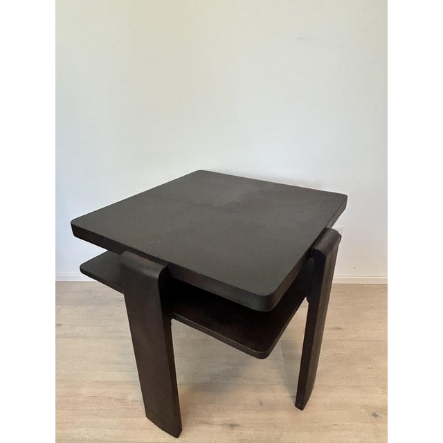 Bauhause Wooden Coffee Table, Germany, 1950s For Sale - Image 4 of 13