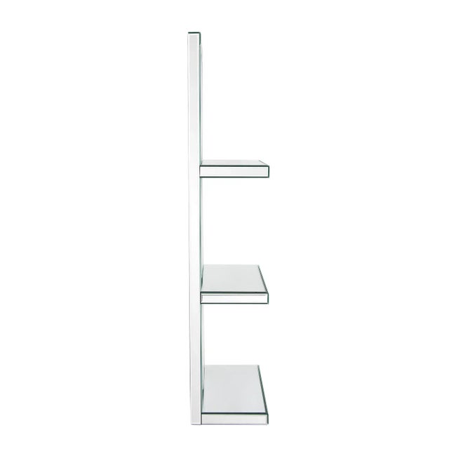 Kenneth Ludwig Chicago Circle Mirrored Wall Shelf For Sale - Image 4 of 6