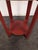 Art Deco Red Lacquered Side Table with Glass Top, 1930s For Sale - Image 6 of 7