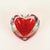 Flavio Poli Sommerso Murano Glass Heart and Spade Ashtrays by Flavio Poli, Italy, 1960s, Set of 2 For Sale - Image 4 of 13