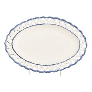 19th Century Earthenware Serving Dish For Sale
