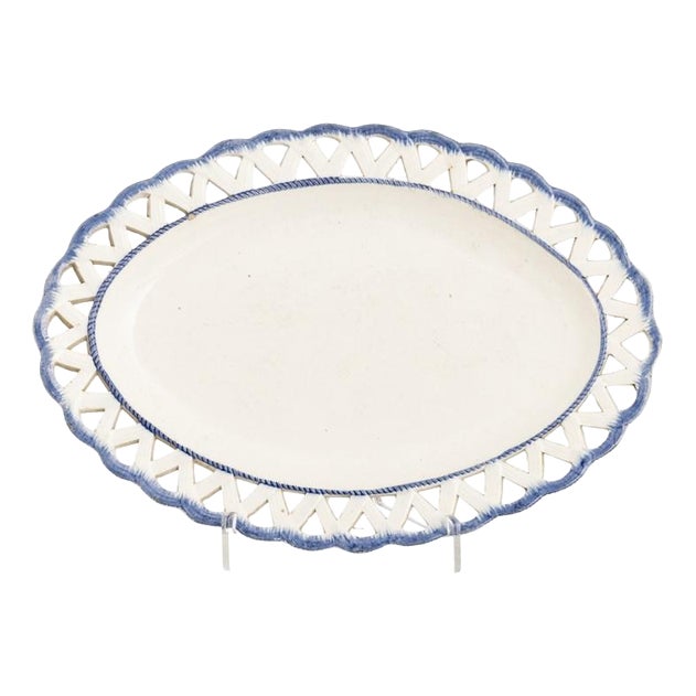 19th Century Earthenware Serving Dish For Sale