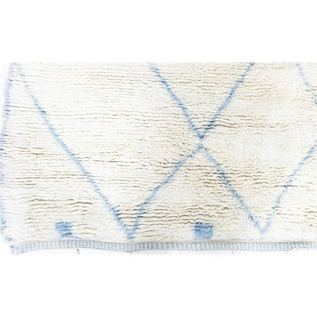 Beige Geometric Modern Diamond Soft Beige Rug "Sky Diamond" by Doris Leslie Blau For Sale - Image 8 of 9