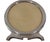 ART DECO Antique 800 Silver Round Photograph Footed Frame JM Werner Berlin This is a spectacular frame. Heavy with a...