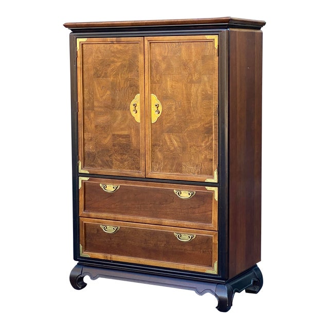Vintage Broyhill Premier Ming Dynasty Highboy Bedroom Armoire Chairish