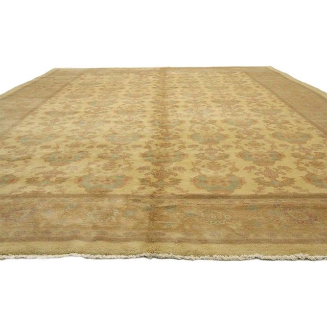 Late 20th Century Oversized Vintage Romanian Rug , 12'00 X 18'00 For Sale - Image 5 of 9