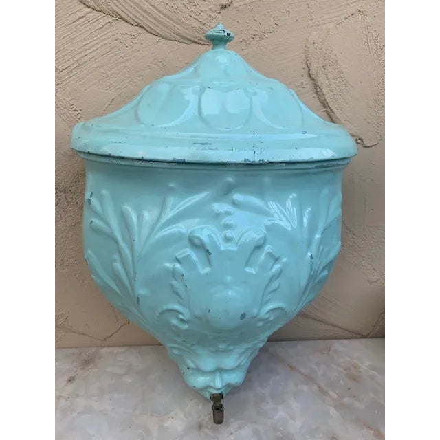 French Country Antique French Lavabo Fountain-A Pair For Sale - Image 3 of 11