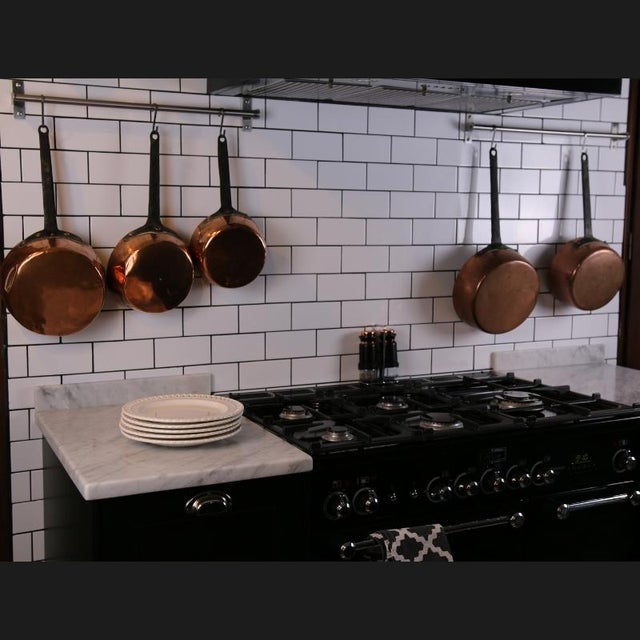 Vintage French Copper Saucepans, 1960s, Set of 5 For Sale - Image 5 of 18