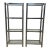 Mid-Century Chrome and Glass Etageres or Bookcases, 1970s - A Pair For Sale