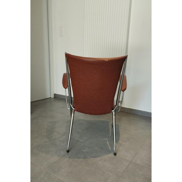 Folding Chair with System by André Monpoix For Sale - Image 5 of 18