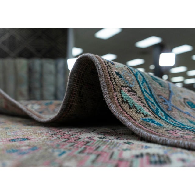 Textile Turkish Vintage Rug 10' x 12'8" #20585 For Sale - Image 7 of 8
