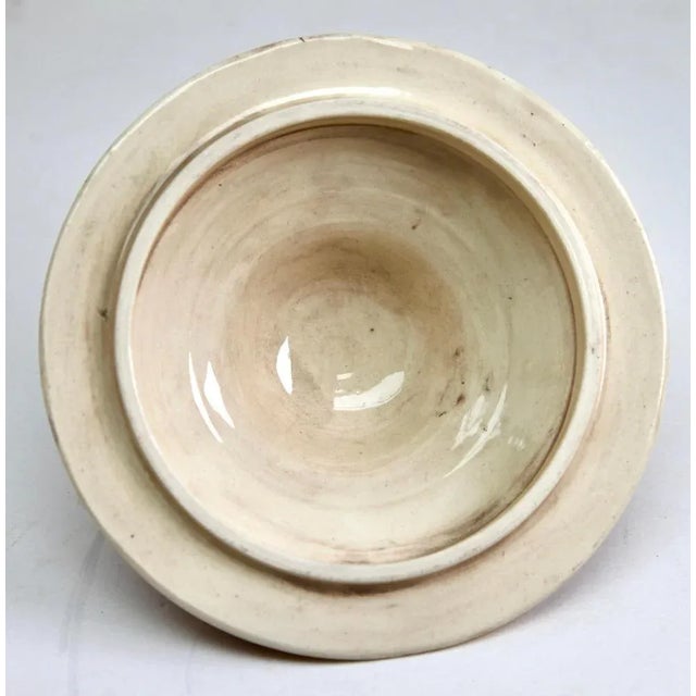 Hand-Painted Faience Tureen from Rouen, 1900s For Sale - Image 7 of 8