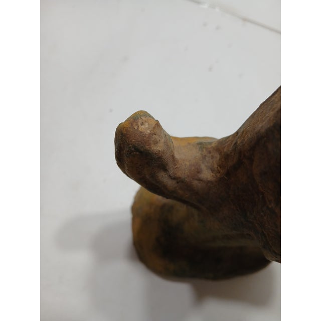 Sculpture Materials 1970s Sequoia Cactus Candle Holder Clay 8 Inches Tall For Sale - Image 7 of 8