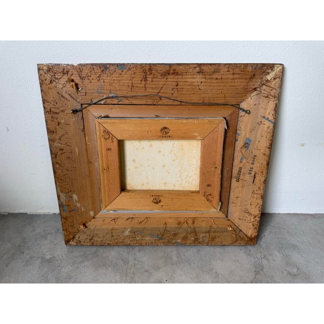 Vintage Realism Impressionist Winter Landscape Oil on Canvas Painting by Jacobi For Sale - Image 10 of 10