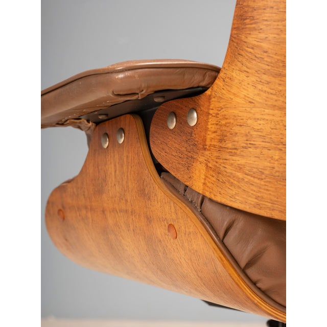 Set of Canadian Lounge Chair and Ottoman from Northfield Metal Products, 1960s For Sale - Image 6 of 16