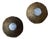 Late 20th Century Pair of Brutalist Bronze Wall Lamps by Cierre Lampadari, Milan For Sale