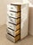 Mid 20th Century Mod Space Age Six-Drawer Metal Highboy Dresser For Sale - Image 9 of 12