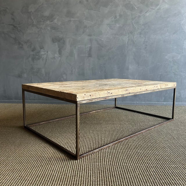 Industrial Brickmaker Coffee Table 57" For Sale - Image 3 of 10