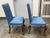 Chippendale Moiré-Patterned Fabric Side Chairs, Vintage For Sale In San Francisco - Image 6 of 12