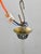 Czech Art Deco Chandelier with Four Opaline Glass Shades, 1930s For Sale - Image 10 of 15