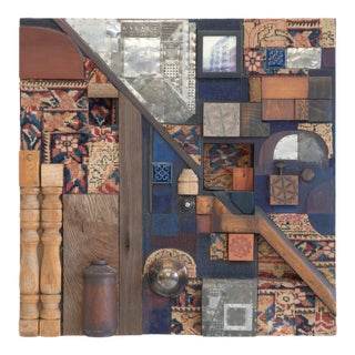 Max Neufeldt “Assembledge” Mixed-Media Assemblage, 1975 For Sale