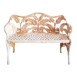 Victorian Cast Iron ‘Fern’ Bench