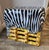 Vintage Italian Glazed Terracotta Faux Bamboo/Zebra Garden Stool - 1960's For Sale In New York - Image 6 of 12