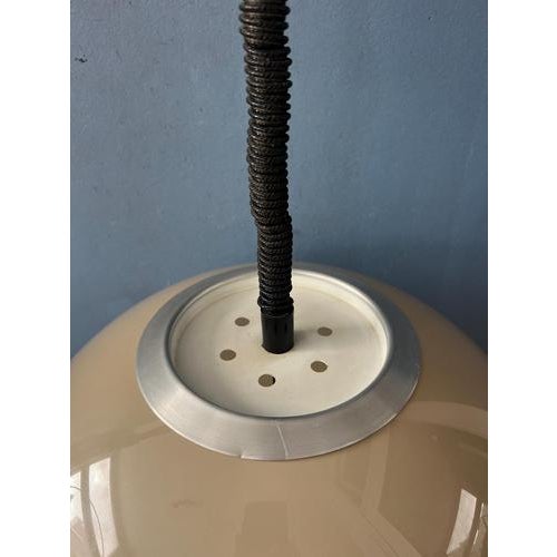 Vintage Space Age Mushroom Pendant Lamp from Dijkstra For Sale - Image 12 of 13