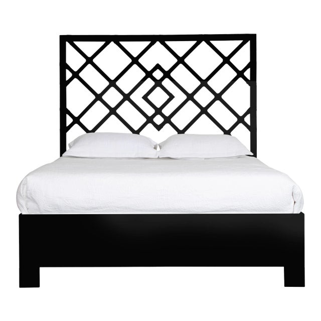 Darien Bed Queen - Black For Sale