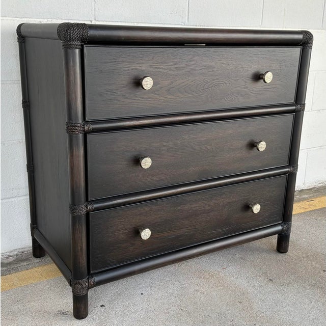 Hooker Furniture Hooker Organic Modern Bamboo and Rope Retreat Nightstand For Sale - Image 4 of 7