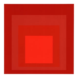 1977 Josef Albers Serigraph "Homage to the Square - R-Iii A-4" For Sale
