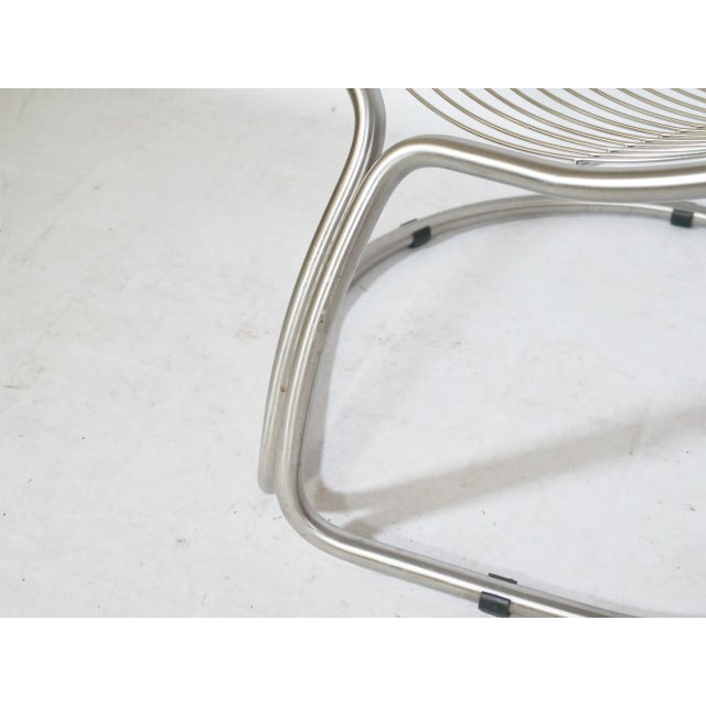 Wire Model No. 71 Lounge Chair from Till Behrens, 1980s For Sale - Image 6 of 8