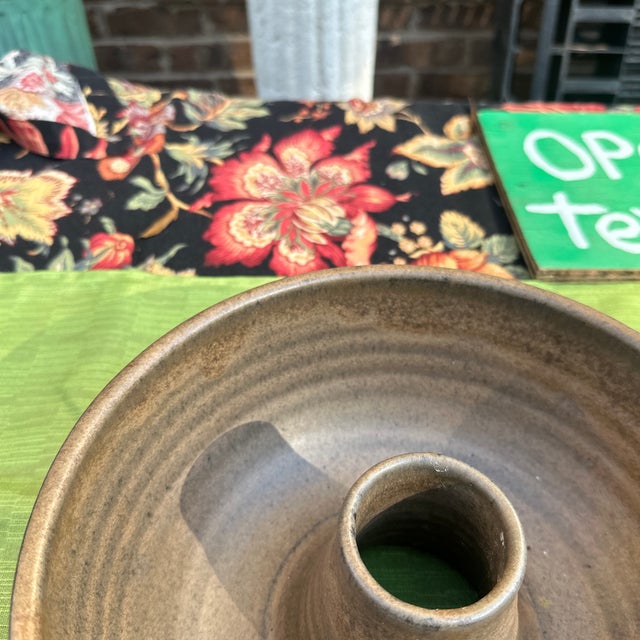 1970s 1970s Handmade Stone Artistic Bundt Pan For Sale - Image 5 of 8
