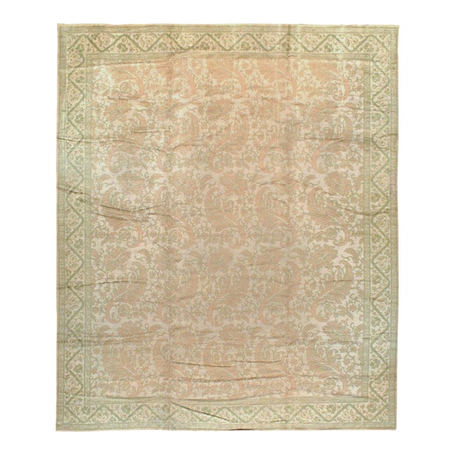Galerie Shabab Collection Mid-20th Century Spanish Cuenca Room Size Carpet For Sale