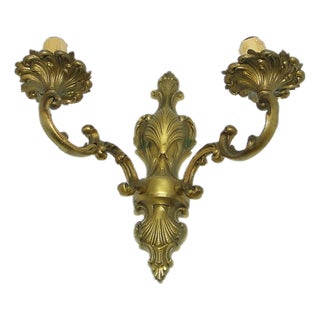 Two-Armed Wall Lamp, Sweden, 1970s For Sale