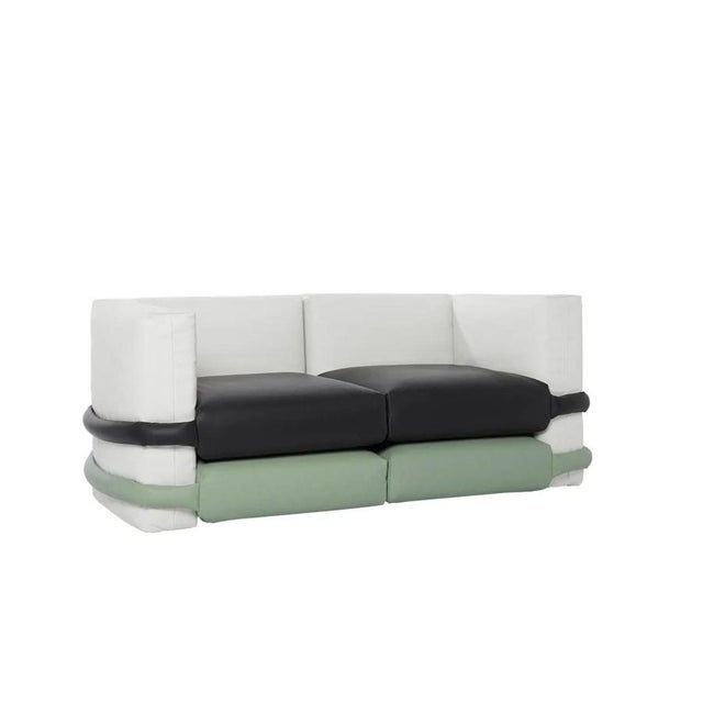 Not Yet Made - Made To Order Two-Seater Pillow Sofa in Leather by Muller Van Severen for BD Barcelona For Sale - Image 5 of 15