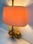 Vintage Neoclassical Brass Wall Lamp with Off-White Shade, 1970s For Sale - Image 9 of 18
