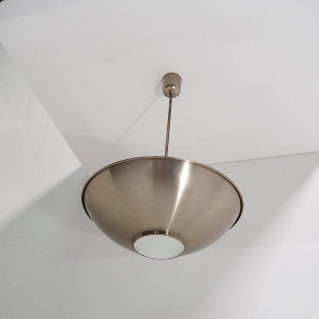 Bauhaus Vintage Bauhaus Pendant by Elmar Berkovich, 1930s For Sale - Image 3 of 10