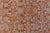 Red Antique Persian Sultanabad Rug With Floral Soft Red Field and Pale Blue Border For Sale - Image 8 of 15