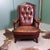 Cowhide Leather Library Armchair, 1960s For Sale - Image 17 of 17