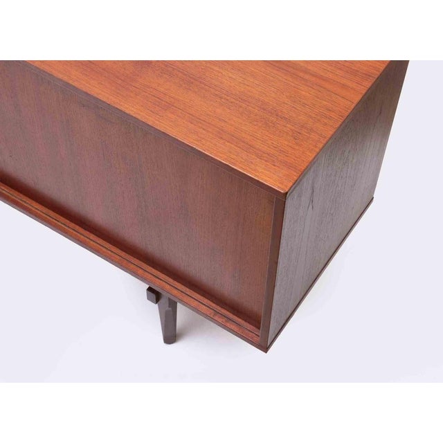 Italian Mid-Century Modern Sideboard in Teak with Four Drawers, 1960s For Sale - Image 10 of 12