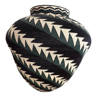 Beautiful 21st Century Wounaan Rainforest Basket For Sale