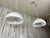 Mid-Century Modern Lightolier Dome Pendants - a Pair For Sale - Image 3 of 12