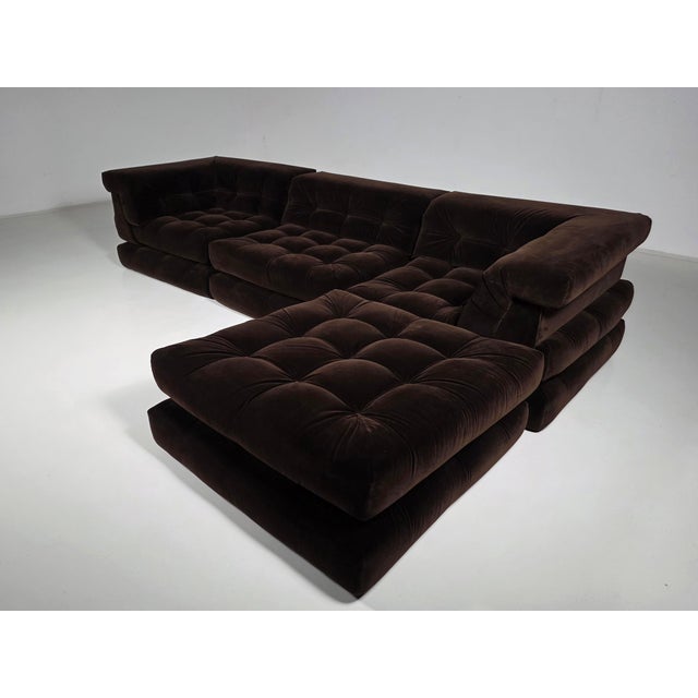 Mah Jong Sofa by Hans Hopfer for Roche Bobois, 1970s, Set of 11 For Sale - Image 11 of 11