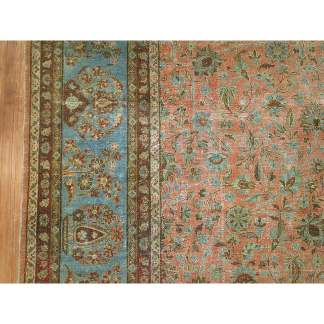 Antique Persian Kashan Carpet For Sale - Image 17 of 18