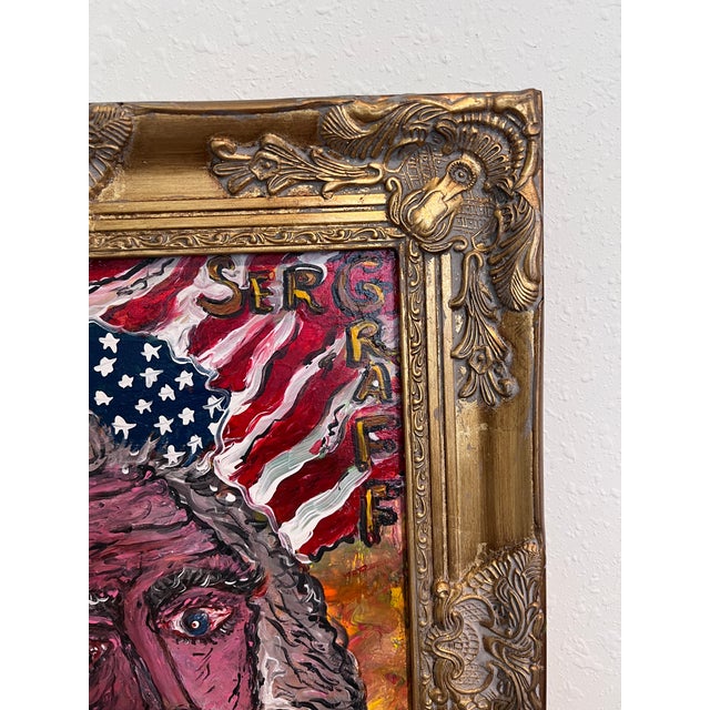 Original Painting on Canvas, "Young George Washington" by Serg Graff, Coa For Sale - Image 9 of 9