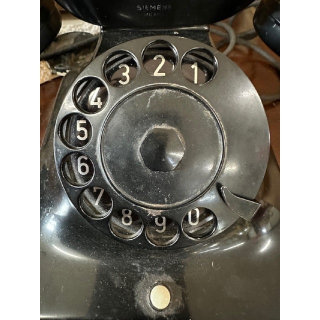 Bakelite Rotary Telephone from Siemens, 1950s For Sale - Image 5 of 11