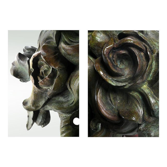 Bronze Masks, Set of 4 For Sale - Image 13 of 18