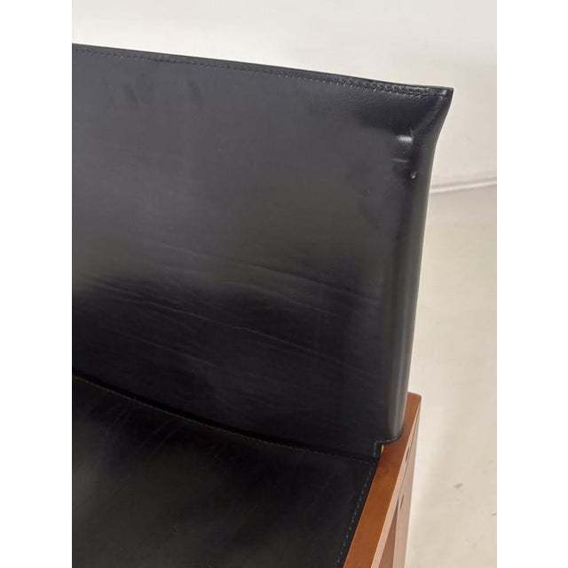 Mid-Century Modern Chairs in the style of Scarpa, 1970s, Set of 4 For Sale - Image 9 of 11